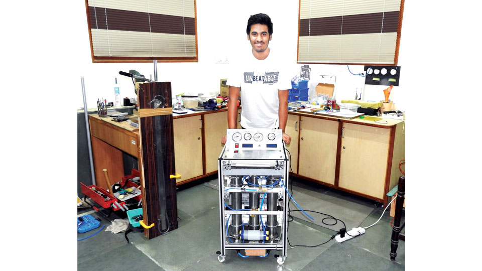 B.Tech teen invents affordable oxygen plant