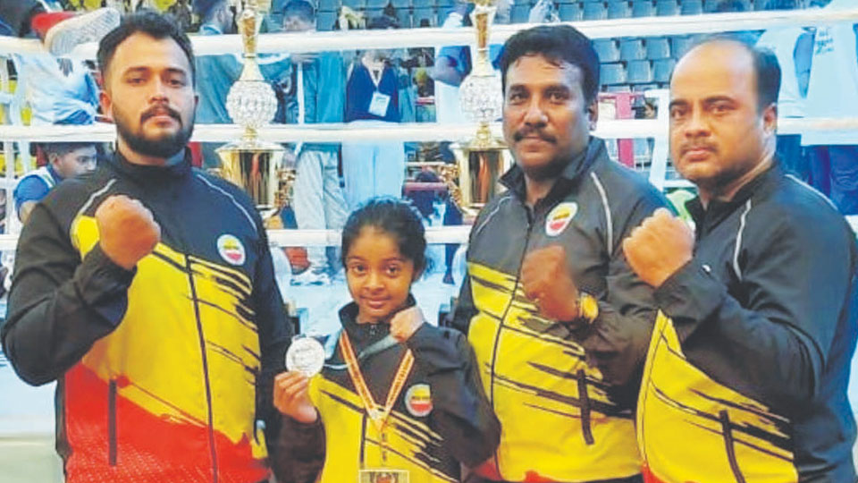 Wins silver medal in National Kickboxing Championship