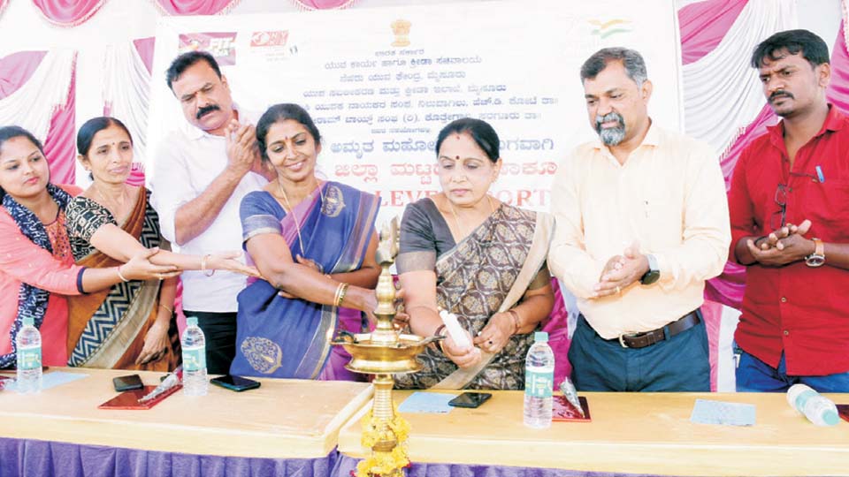 District-level sports meet for youths