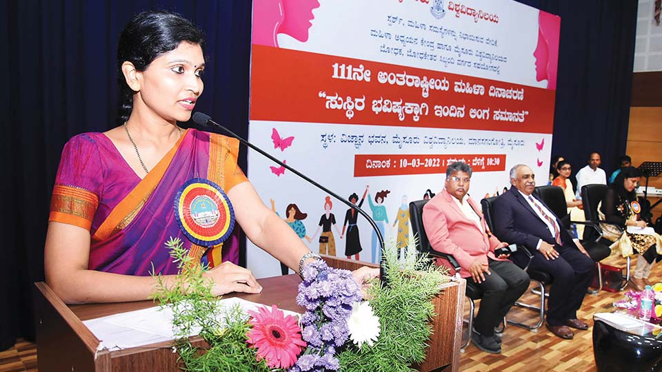 Women need peaceful atmosphere at work-place: Mandya DC Aswathi