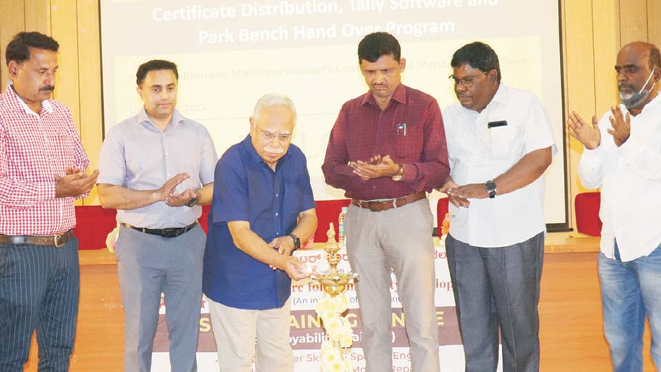 NR Community Centre distributes skill training certificates to trainees