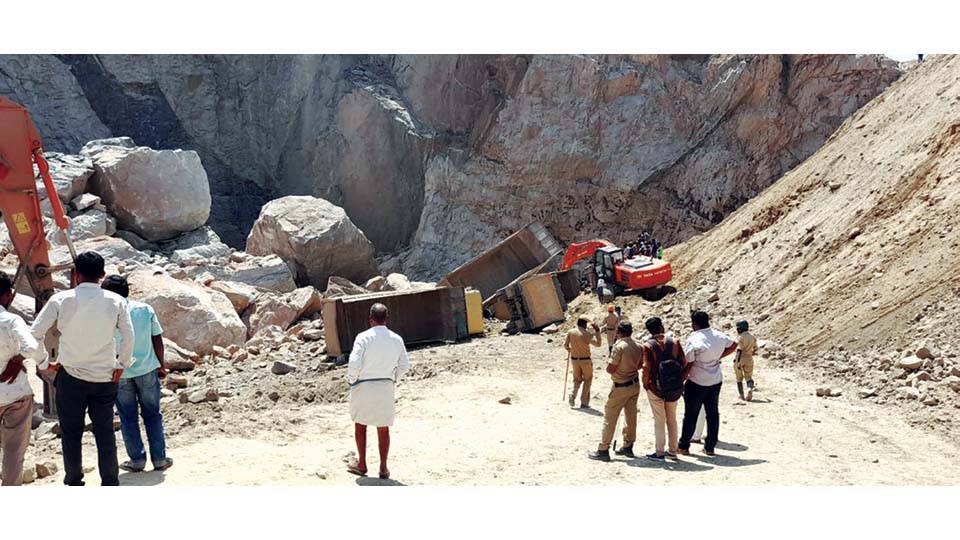 Stone quarry collapse: Six feared dead at Gundlupet