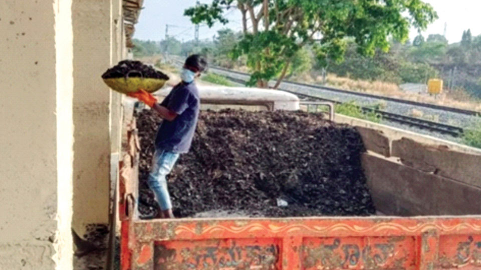 SWR Solid Waste Management Plant produces 45 tonnes of compost in 6 months