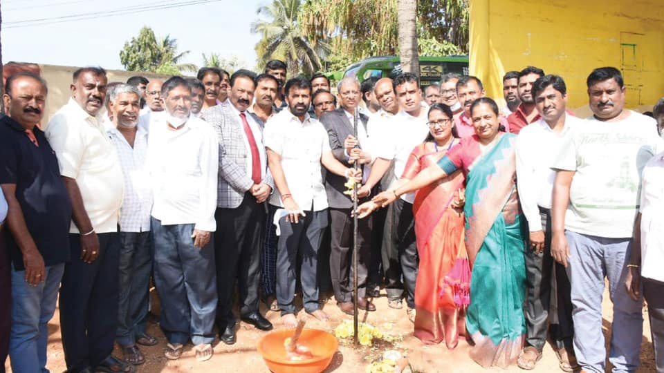 MLA  Nagendra launches Metagalli School development works