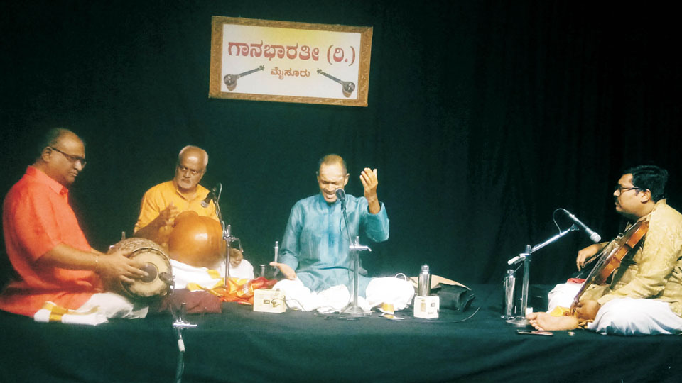 Offline events at Ganabharathi restart to the delight of rasikas