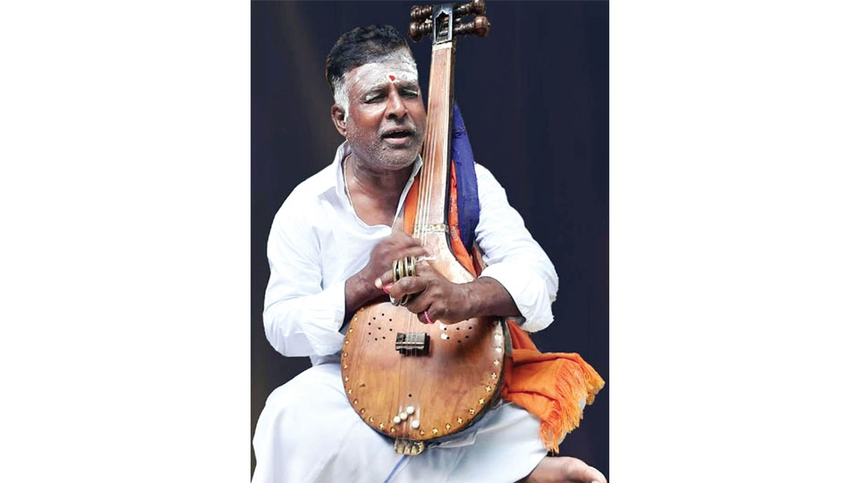 ‘My good fortune to receive doctorate’ – Folk singer Mahadevaswamy