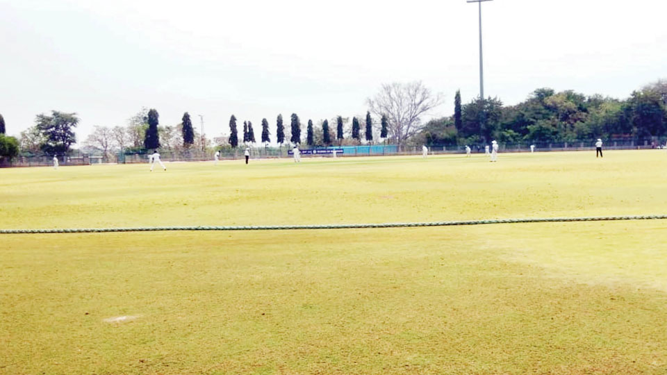 V. Prabhakar Memorial Cricket: Practice match at city Stadium
