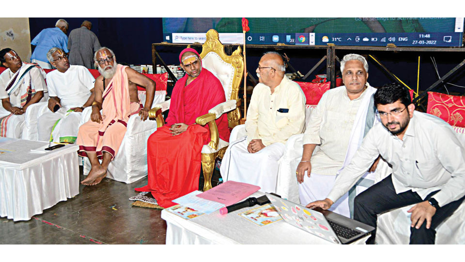 Prof. K.S. Narayanacharya propagated religion without fear: Junior Swamiji