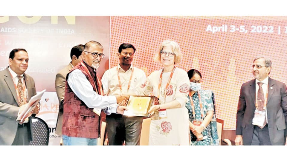 Life-Time Achievement Award conferred on Dr. S.N. Mothi