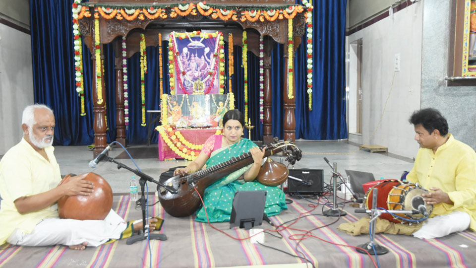 Devotion fills air with Veena Concert and Dasavani Recitals
