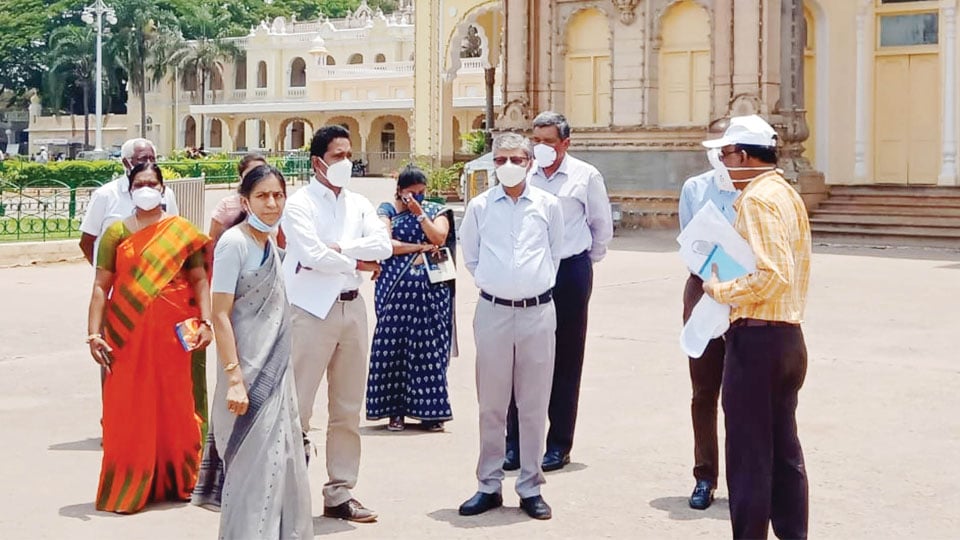 International Day of Yoga – 2022 on June 21: Senior Ayush officers inspect Mysore Palace, Race Course