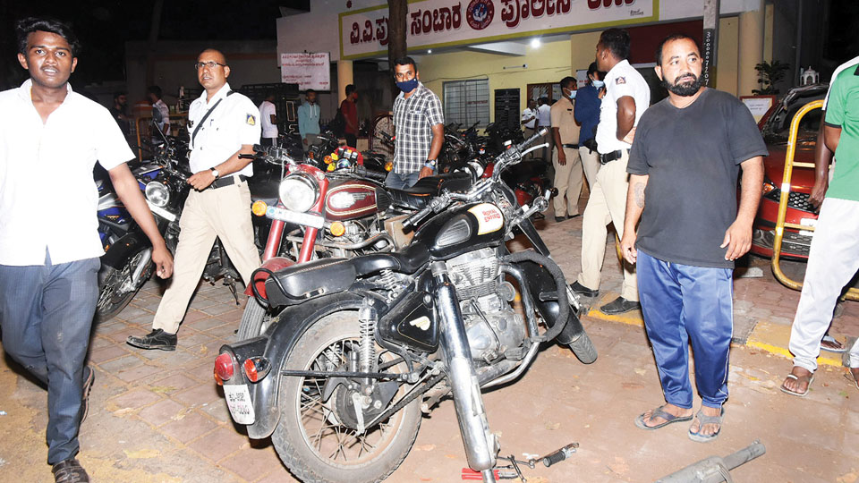 Police crack down on modified bike silencers