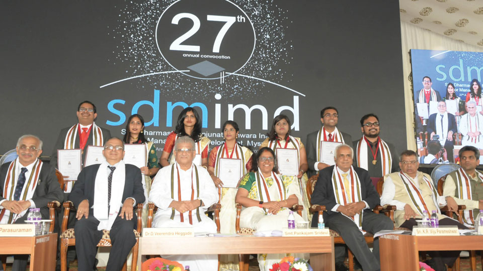 SDM-IMD’s 27th Convocation held