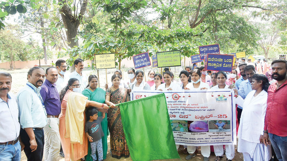 Awareness jatha taken out on World Malaria Day - Star of Mysore