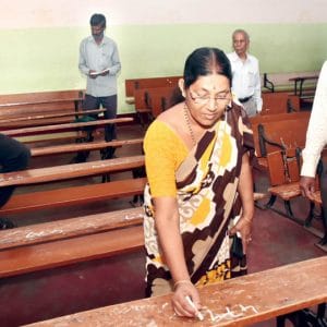 II PU annual exam-2 begins in city and taluk centres
