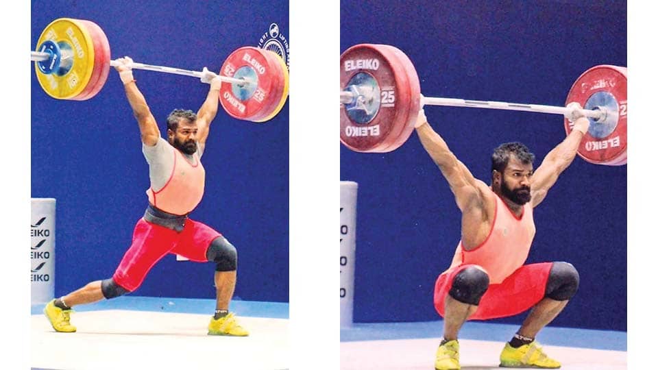 Railway Ticket Examiner wins gold in Weightlifting