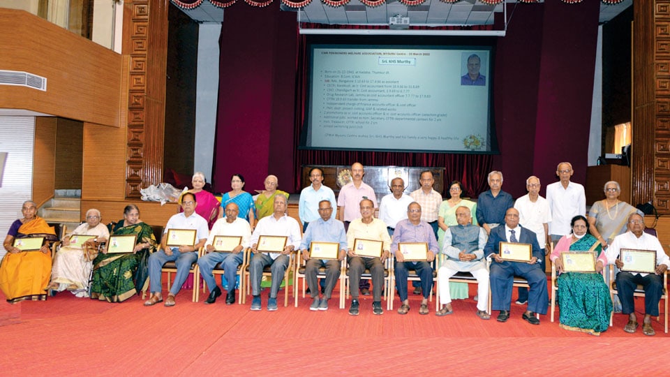 CSIR Pensioners Welfare Association fetes octogenarians