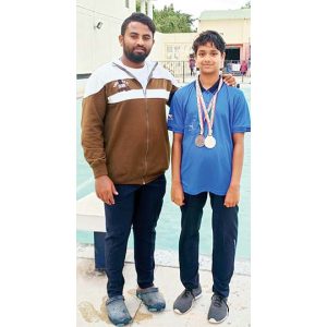 First swimmer from Mysuru to win medals in State Olympic Games
