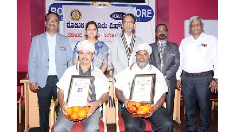‘Rotary Venus Shramajeevi’ Award conferred