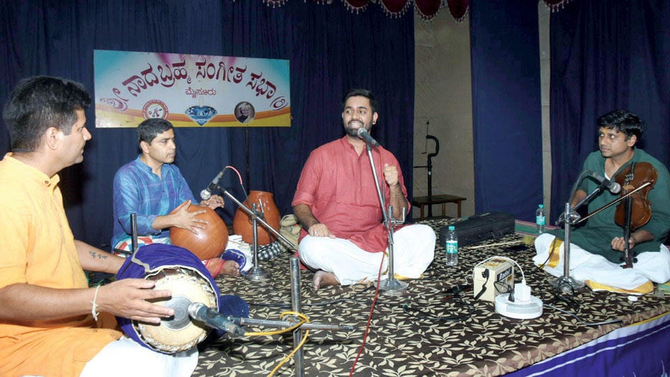 Vocal Concert by Vid. Aswathanarayanan in city
