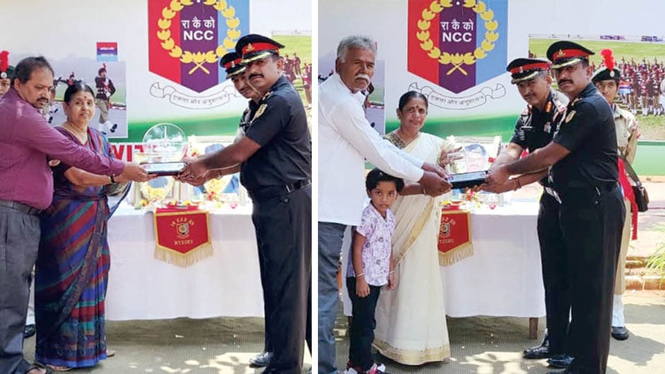 ‘Shaheedon Ko Shat Shat Naman’: NCC presents ‘Plaque of Gratitude’ to parents of martyred soldiers