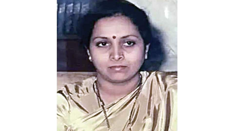 Late M.P. Shankar’s wife passes away