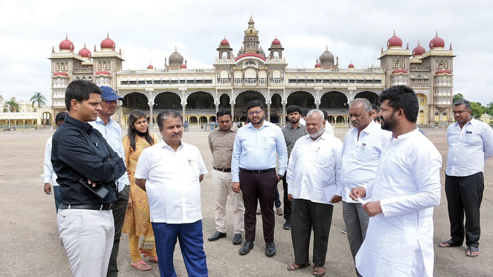 Yoga Day: MP inspects Palace premises