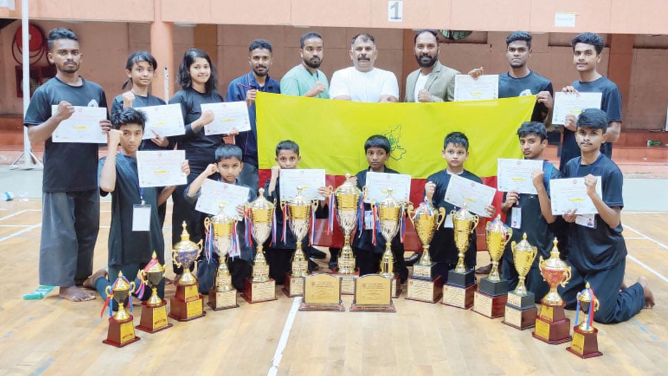 Prize winners of 11th All India Full Contact Karate Championship