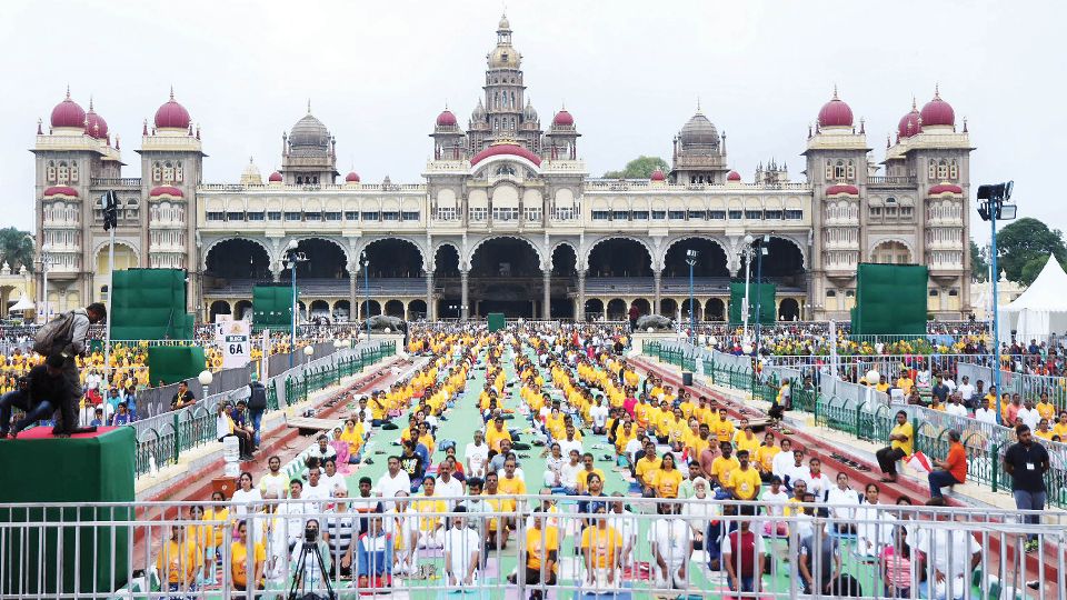 IDY with PM: Final yoga rehearsal held at Palace