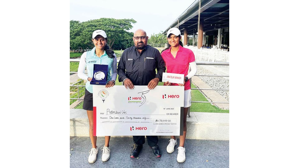 Golf: Pranavi Urs wins Women’s Professional Tour’s 7th leg
