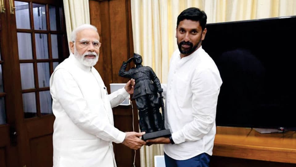 City sculptor Arun Yogiraj gets work order for Netaji Statue
