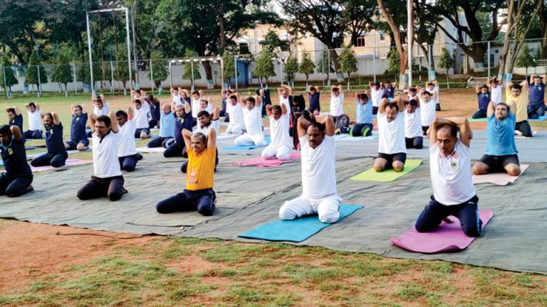 Yoga exhibition on June 20, 21 - Star of Mysore