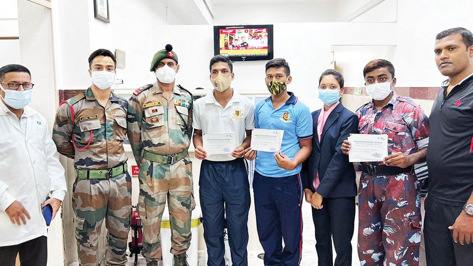 NCC Cadets donate blood, save Army officer’s life