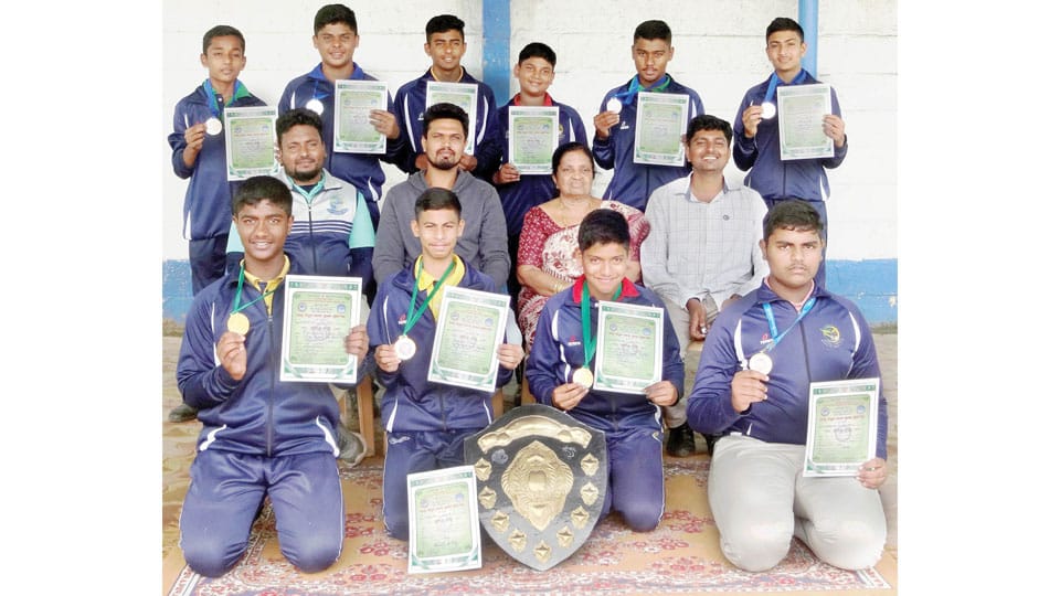 Prize winners of District-level Sports