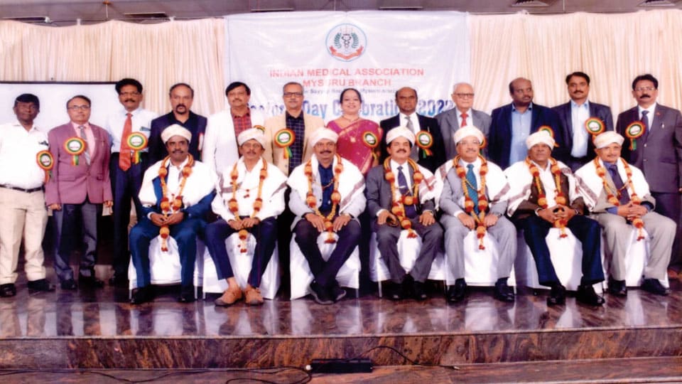 Doctors honoured by IMA