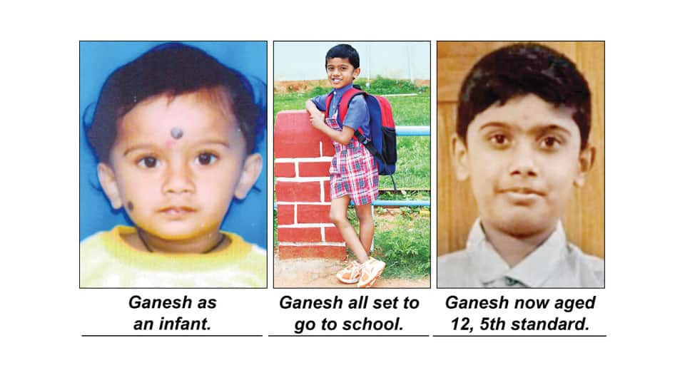 Angels at work again: Enabling Ganesh to go to school again