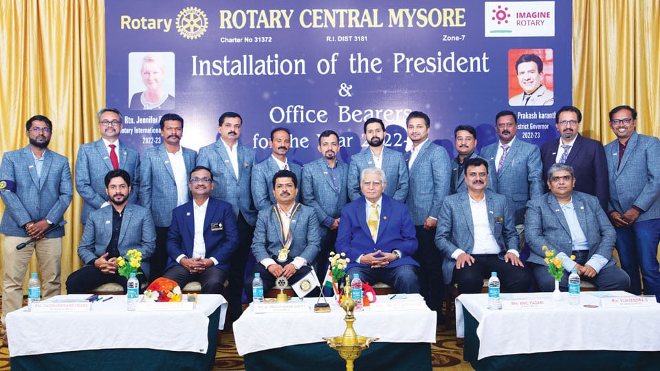 Rotary Central Mysore Team