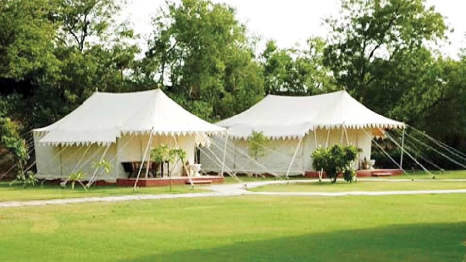 Luxury tents planned at Lalitha Mahal