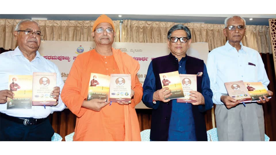 Former CM S.M. Krishna releases two books at Sri Ramakrishna Ashram