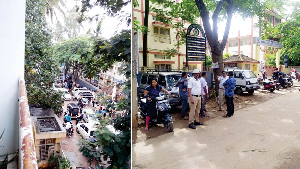 V.V. Puram Traffic Police avert disaster waiting to happen