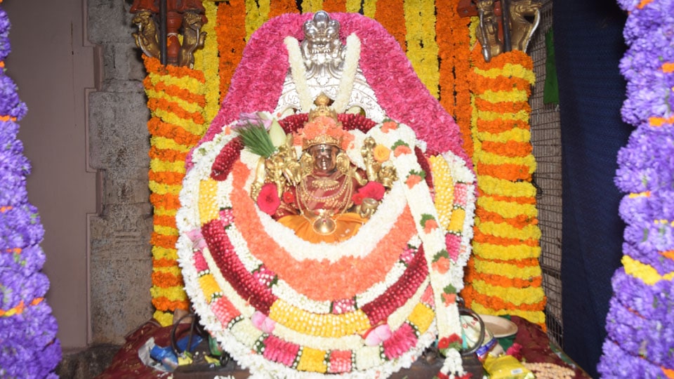Dasara Alankara at Hill Temple