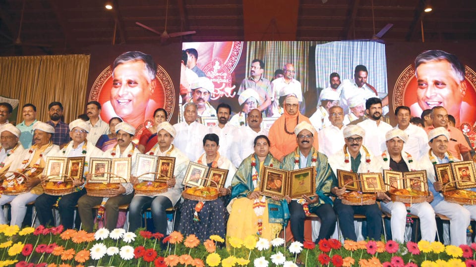 ‘Somanna Vanasiri Award’ conferred; achievers from various fields feted