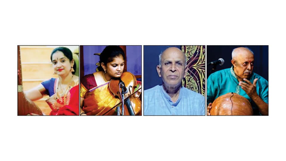 Vocal music concert at Ganabharathi on July 8