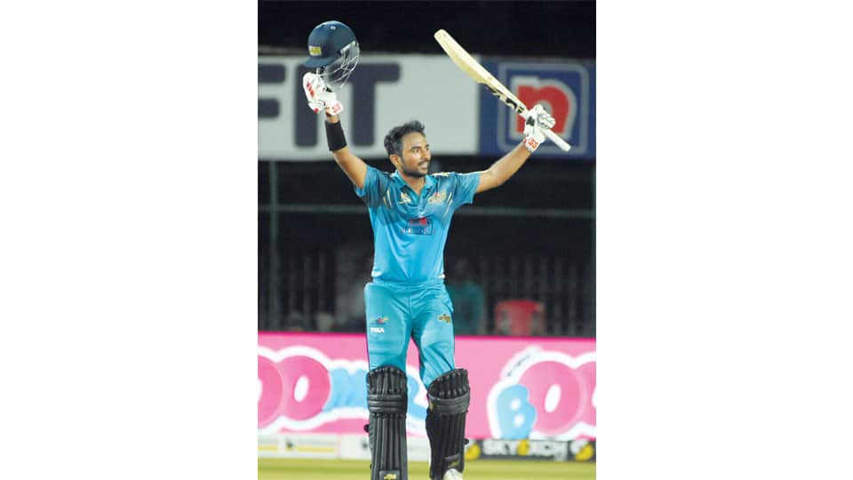 MAHARAJA TROPHY KSCA T20 CRICKET TOURNAMENT: Rohan Patil’s century seals 9-wicket win for Gulbarga Mystics against Mysore Warriors