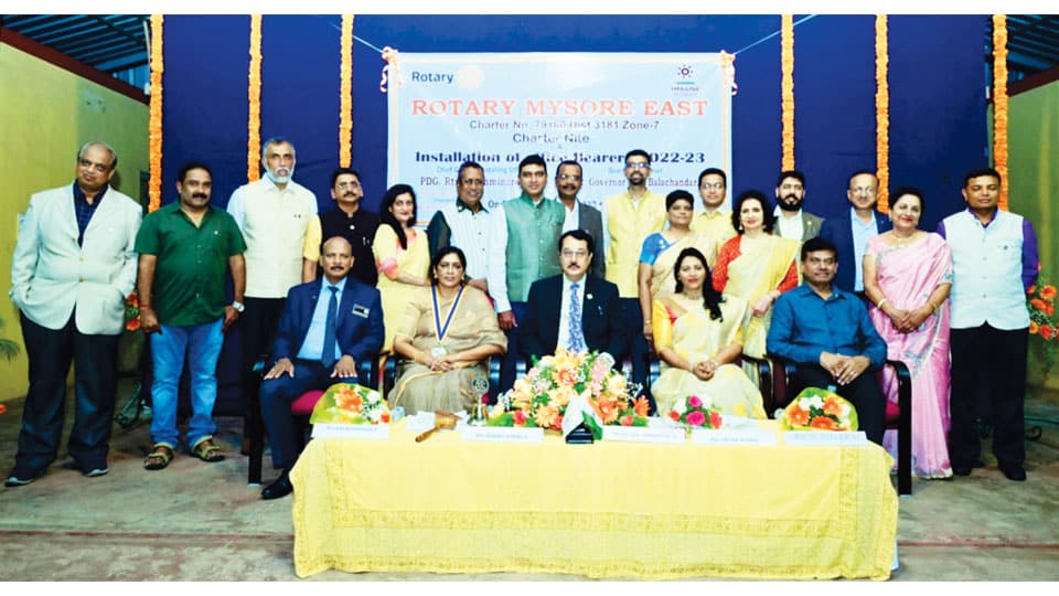 New team for Rotary Mysore East