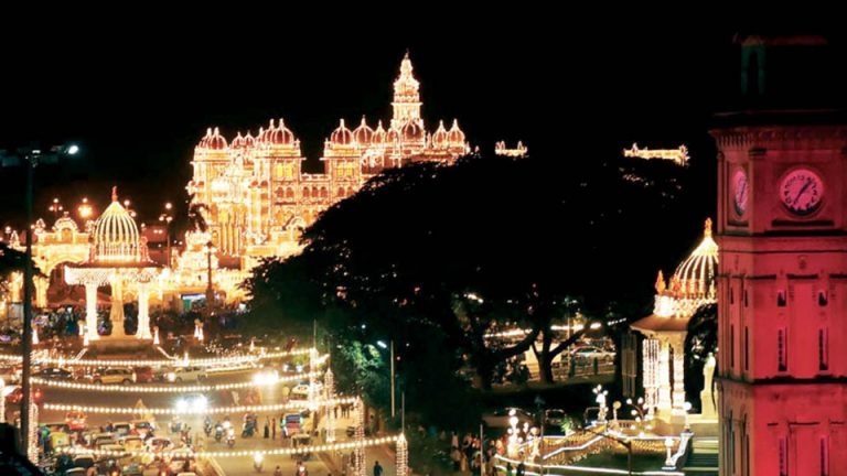 Grand Dasara-2022 Illumination: 110-km Of Visual Treat - Star Of Mysore