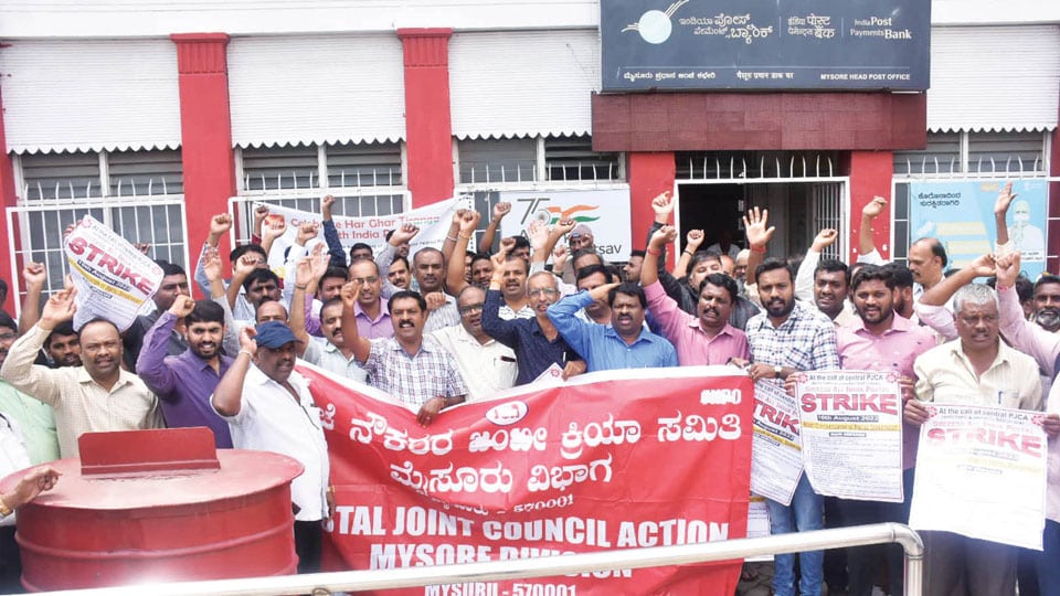 Postal services hit as employees stage stir seeking fulfilment of demands