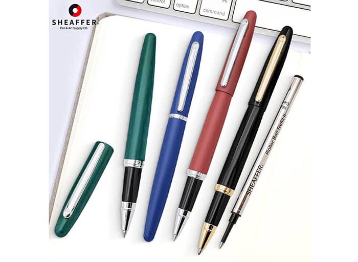 Sheaffer 9475 Ball Pen with Table Clock (Black) : Amazon.in: Office Products