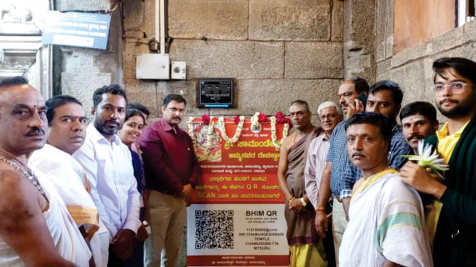 With e-Hundi, Chamundi Hill Temple hundi offerings go digital