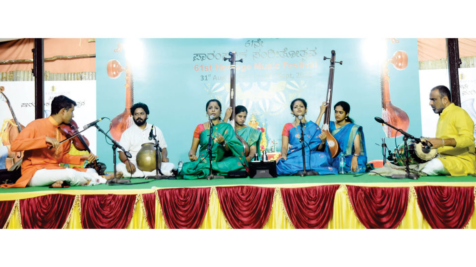 61st Heritage Music Festival at 8th Cross V.V. Mohalla: Soulful music with creative artistry